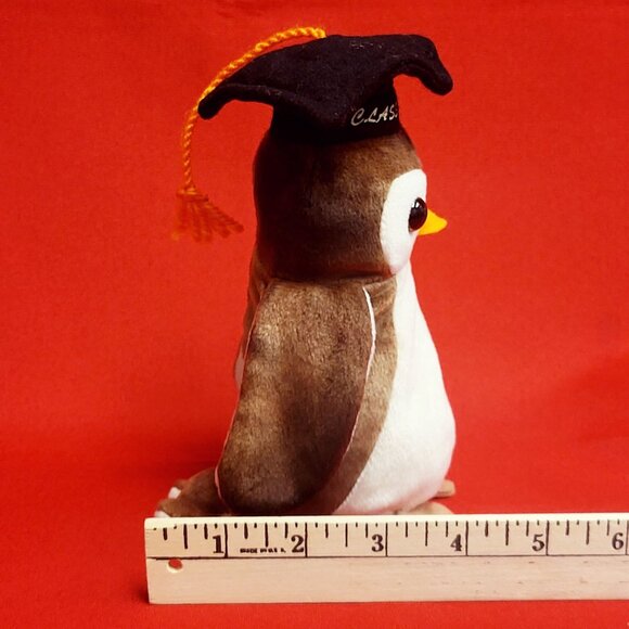 Ty Beanie Babies Wise The Graduation Owl1998 Animal Plush Stuff Toy - Picture 9 of 13